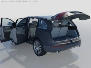 audi q7 2006 3D Model