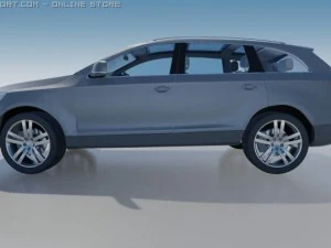 audi q7 2006 3D Model