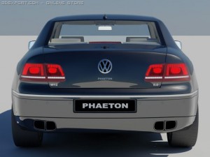 vw phaeton 2011 3D Model