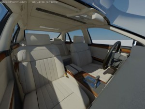vw phaeton 2011 3D Model