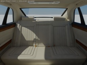 vw phaeton 2011 3D Model