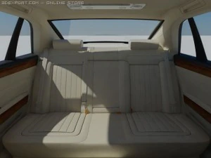 vw phaeton 2011 3D Model