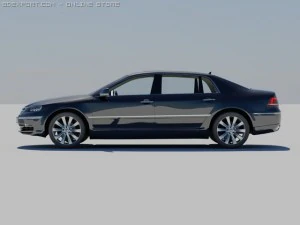 vw phaeton 2011 3D Model