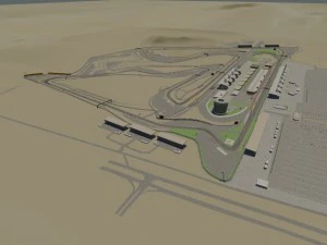 bahrain international circuit 3D Model