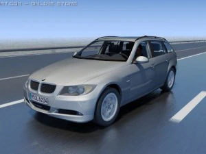 bmw s&eacute;rie 3 turismo Modelo 3D