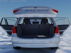bmw 3 series touring 3D Model
