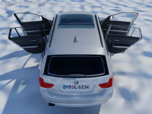 bmw 3 series touring 3D Model