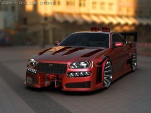 nissan skyline tunes 3D-Modell