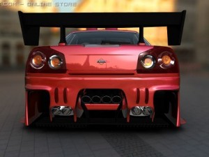 nissan skyline tunes 3D Model