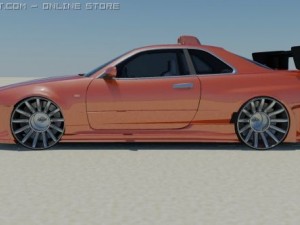 nissan skyline tunes 3D Model