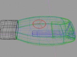 mercedes key 3D Model