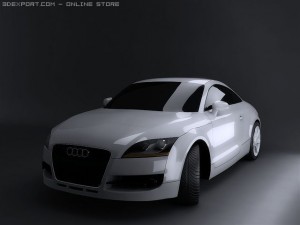 audi tt 2008 Model 3D