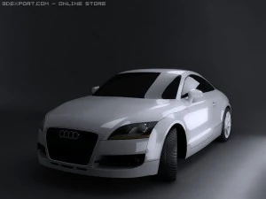 audi tt 2008 3D Model