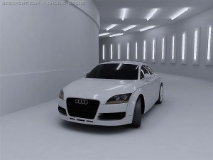 audi tt 2008 Model 3D