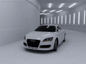 audi tt 2008 3D Model