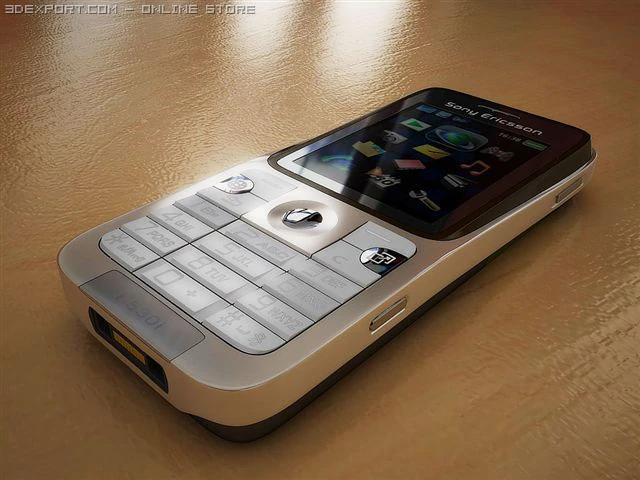 sony ericsson k530i 3D Model .c4d .max .obj .3ds .fbx .stl .blend 