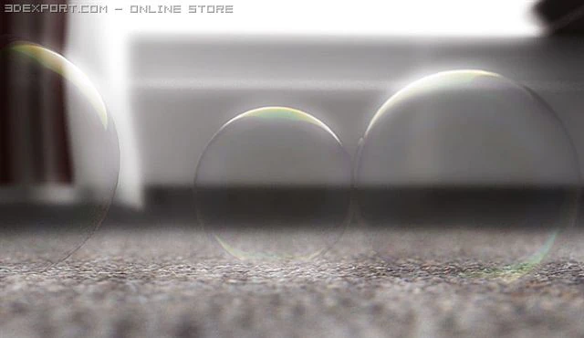 soap bubbles 3D Model .c4d .max .obj .3ds .fbx .stl .blend 