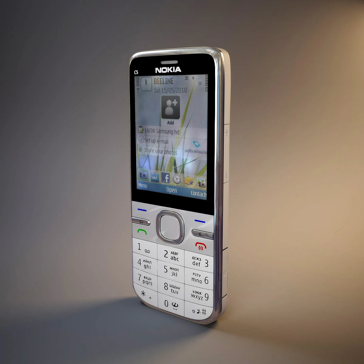 nokia c5 3D Model .c4d .max .obj .3ds .fbx .stl .blend 
