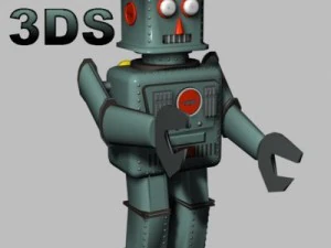 tin robot toy 3D Model