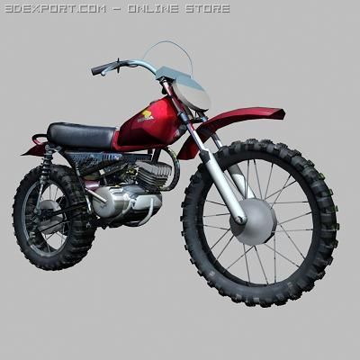honda mr50 3D Model .c4d .max .obj .3ds .fbx .stl .blend 