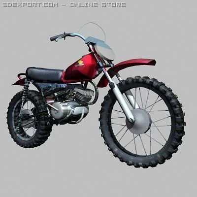 honda mr50 3D Model .c4d .max .obj .3ds .fbx .stl .blend 