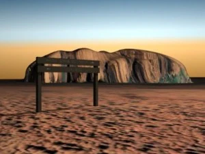 uluru ayers rock 3D Model