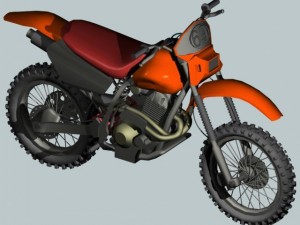 dirt bike 3D Model
