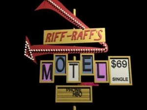 motel signs pack of 5 3D Model