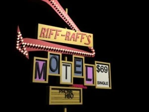 motel signs pack of 5 3D Model