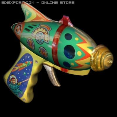 blasters x 5 3D Model .c4d .max .obj .3ds .fbx .stl .blend 