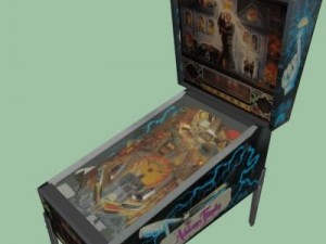 addams family pinball 3D Model