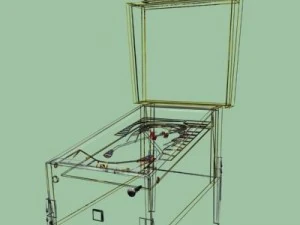 taxi pinball machine 3D Model