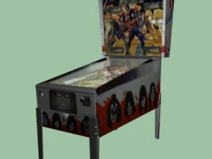kiss pinball machine 3D Model
