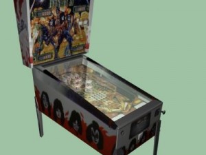 kiss pinball machine 3D 模型