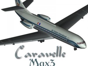 sud aviation caravelle 3D Model