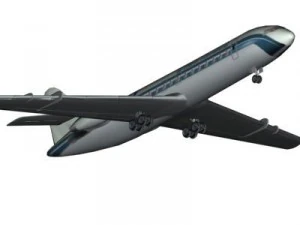 sud aviation caravelle 3D Model