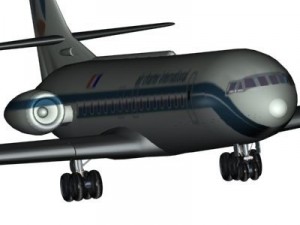 sud aviation caravelle Model 3D