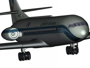 sud aviation caravelle 3D Model