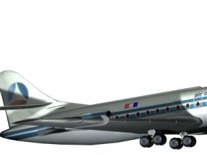 sud aviation caravelle 3D Model