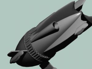 flash gordon spaceship 3D 模型