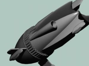 flash gordon spaceship 3D Model