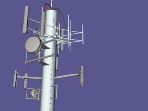 cell phone tower collection 3D Model