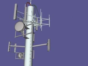 cell phone tower collection 3D Model