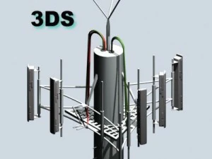 cell phone tower collection 3D Model
