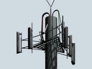 cell phone tower collection 3D Model