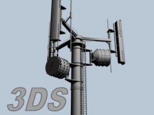 cell phone tower collection 3D Model