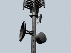 cell phone tower collection 3D Model