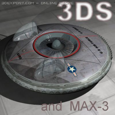 avrocar Modelo 3D .c4d .max .obj .3ds .fbx .stl .blend 