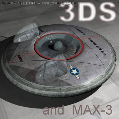 avrocar Modelo 3D .c4d .max .obj .3ds .fbx .stl .blend 