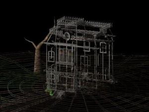 psycho huis 3D Model